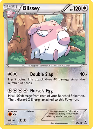 Blissey XY56 Pokemon card