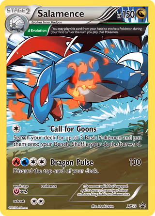Salamence XY59 Pokemon card