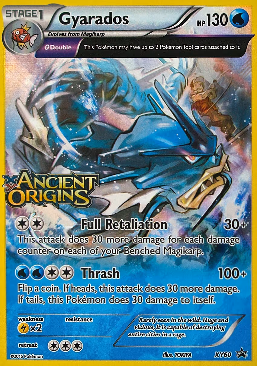 Gyarados XY60 Pokemon card
