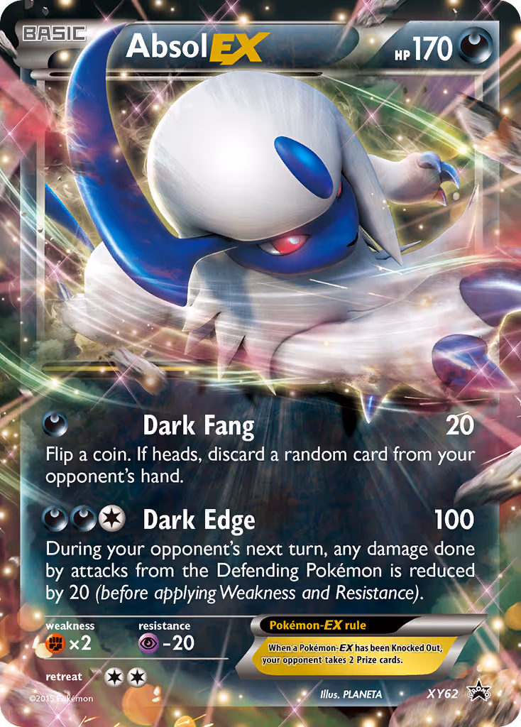 Absol EX XY62 Pokemon card