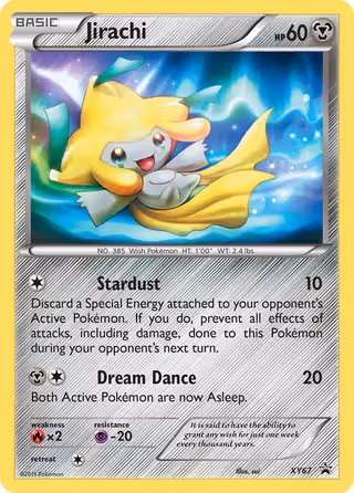 Jirachi XY67 Pokemon card