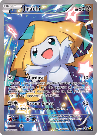 Jirachi XY67a Pokemon card