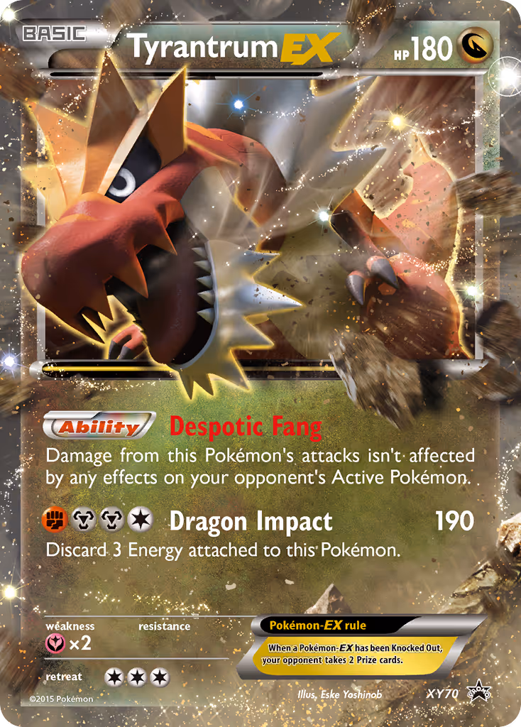 Tyrantrum EX XY70 Pokemon card