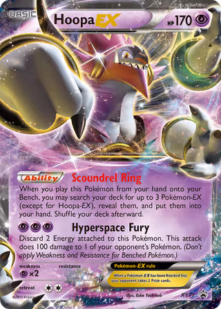 Hoopa EX XY71 Pokemon card