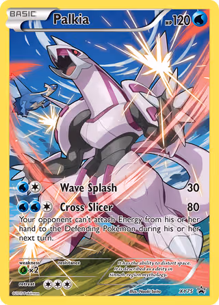 Palkia XY75 Pokemon card