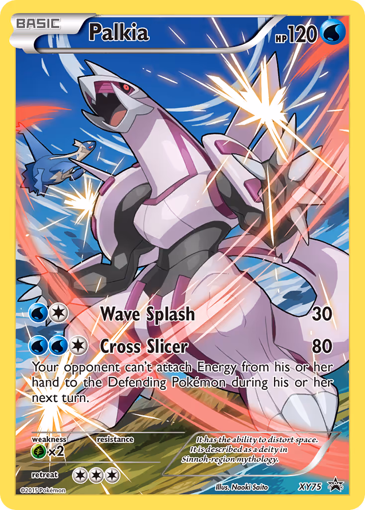 Palkia XY75 Pokemon card