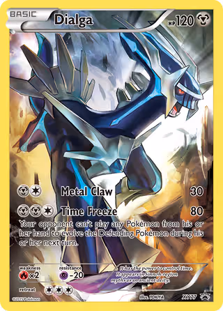 Dialga XY77 Pokemon card