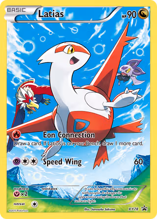 Latias XY78 Pokemon card
