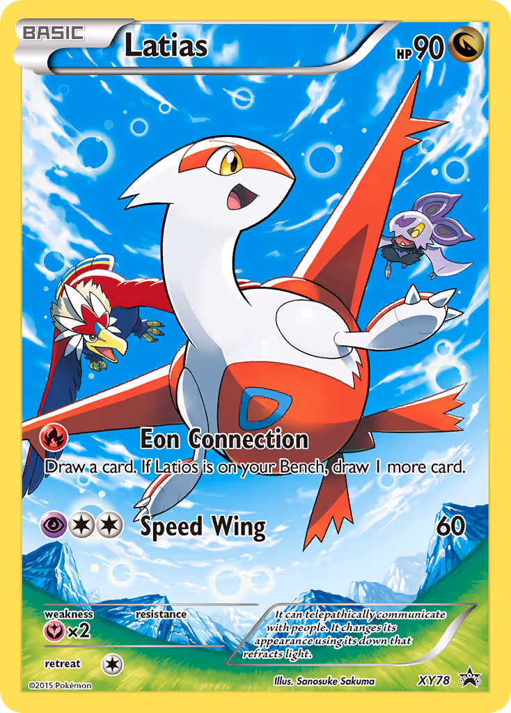 Latias XY78 Pokemon card