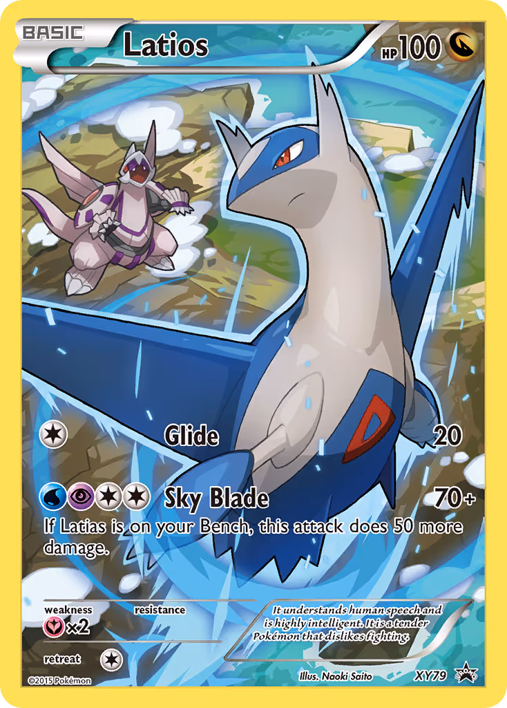 Latios XY79 Pokemon card