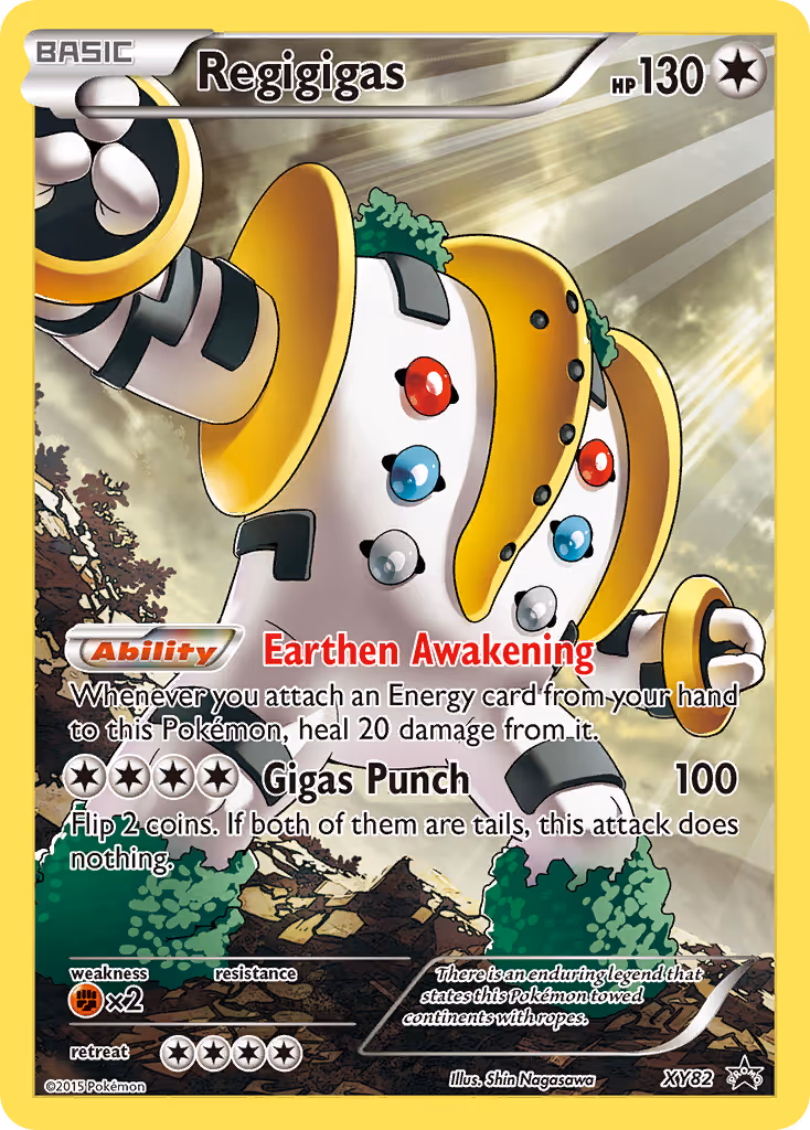 Regigigas XY82 Pokemon card