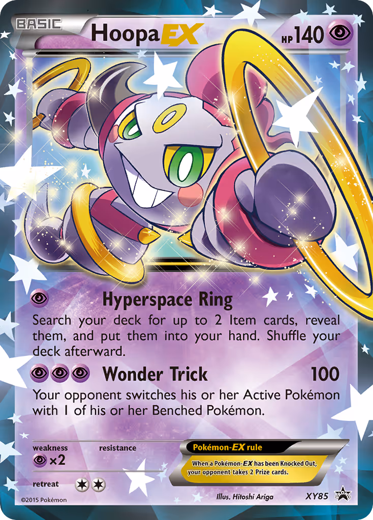 Hoopa EX XY85 Pokemon card