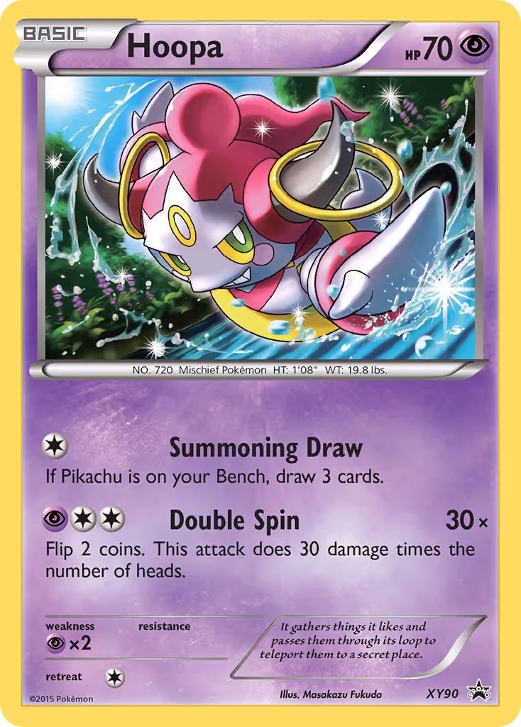 Hoopa XY90 Pokemon card