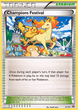 Champions Festival XY91 Pokemon card