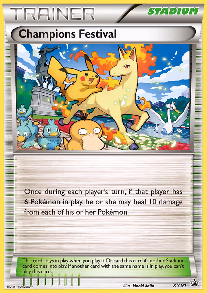 Champions Festival XY91 Pokemon card