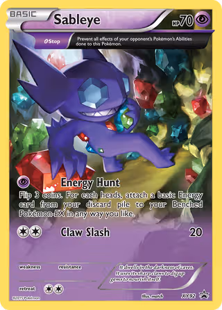 Sableye XY92 Pokemon card