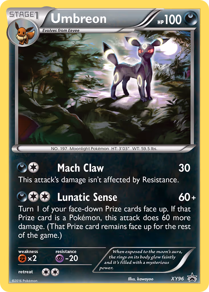 Umbreon XY96 Pokemon card
