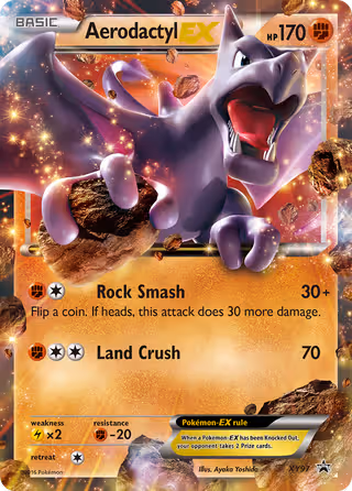 Aerodactyl EX XY97 Pokemon card