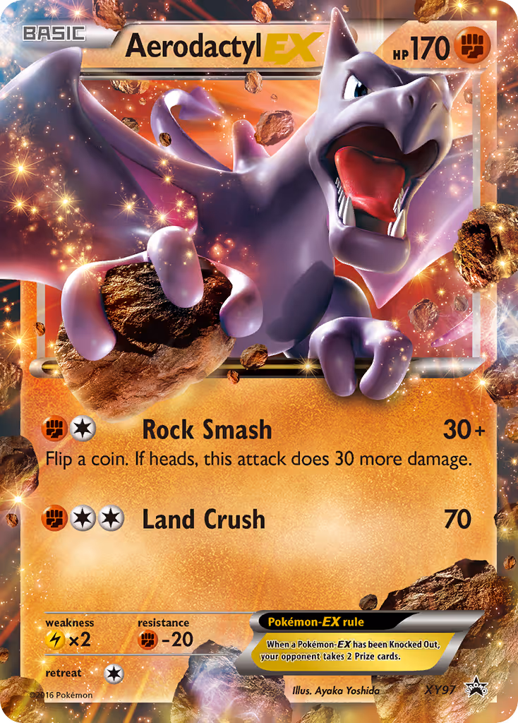 Aerodactyl EX XY97 Pokemon card